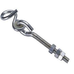 Swivel Hook With Bolt Wood Thread, Zinc Plated, Swivel Hook with Thread, Swivel Hook with Wood Threa