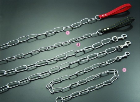 Long Link Chain With Leather Handle, Long Link Chain Without Handle