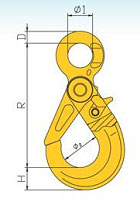 G80 Eye Self-Locking Hook