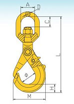 G80 Special Swivel Self-Locking Hook