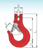 G80 Clevis Sling Hook wiht Cast Latch