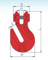 G80 Italian Type Clevis Shortening Grab Hook