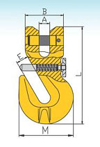 G80 PWB New Type Clevis Shortening Hook