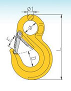 G80 Eye Sling Hook with Latch