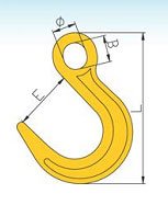 G80 Large Opening Eye Hook