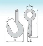 G80 Twist Eye Choker Hook
