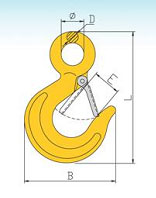 G80 Special 320C Eye Hoist Hook