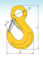 G80 New Type A-327 Eye Sling Hook