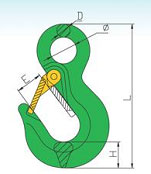 G80 DIN7541 Eye Hoist Hook