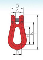 G80 Low Height Clevis Omega Link