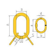 CPD (A-346) (WA-W) MASTER LINK ASSMBLY (NO FLAT DIN5688 MASTER LINK LINK ASSEMBLY)
