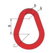 Forged Pear Shape Link