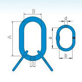 Master Link Assembly with Flat (Welded)