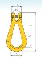 G80 Clevis Pear Shape Reeving Link