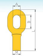 G80 Long Hoop Lifting Eye Bolt