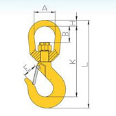 G80 Swivel Hook with Latch