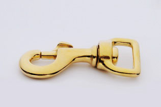 Solid Brass Snap Hook, FD017B