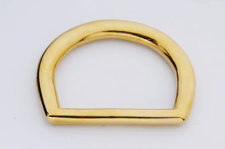Solid Brass D Ring, FD325B