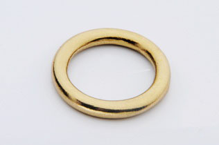 Solid Brass Round Ring, FD7B